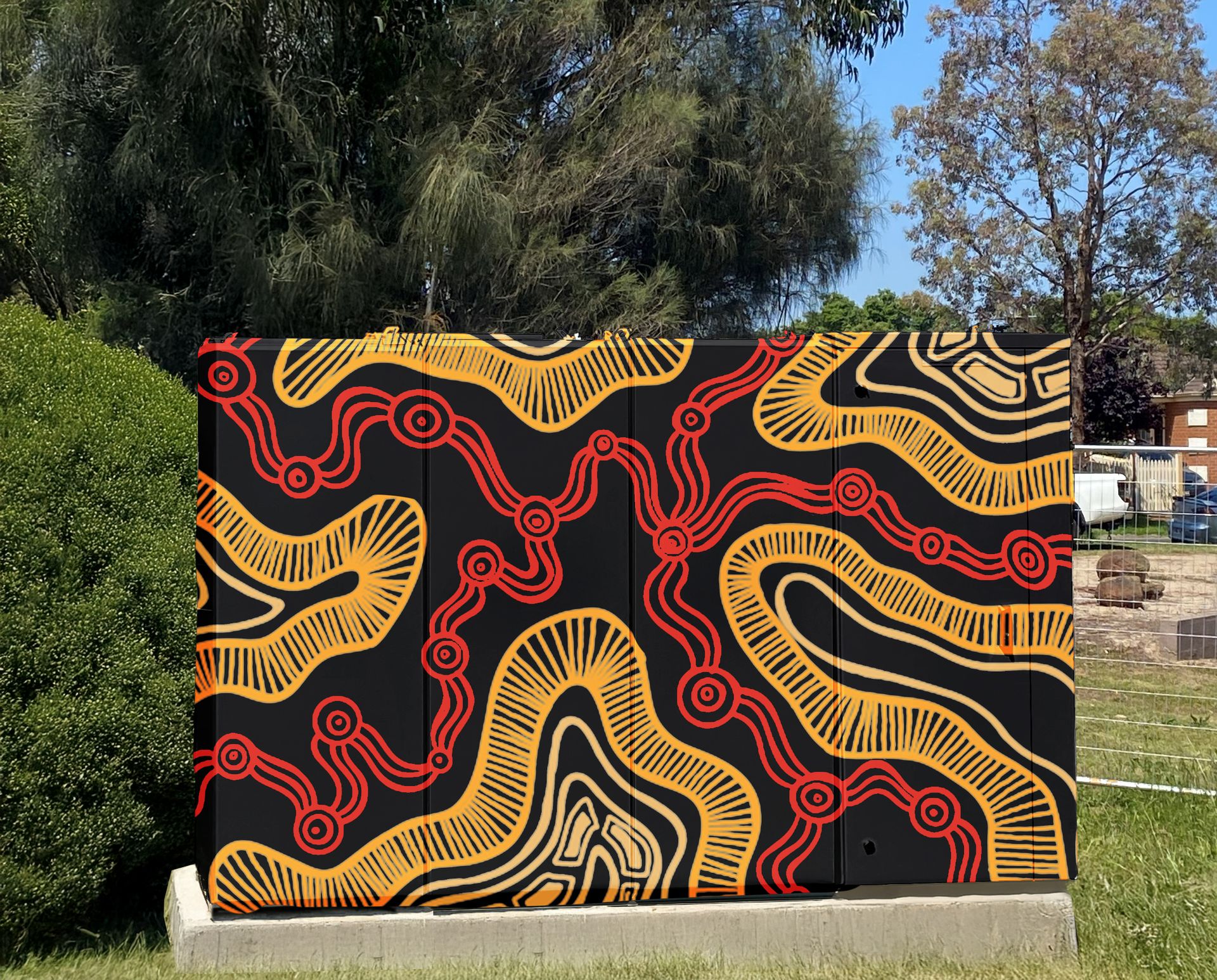 Artwork unveiled for Maldon battery as work begins